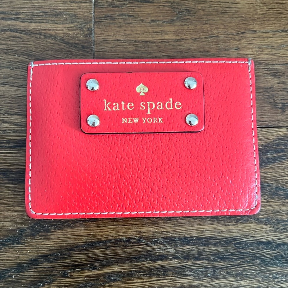 Kate Spade Red Card Holder